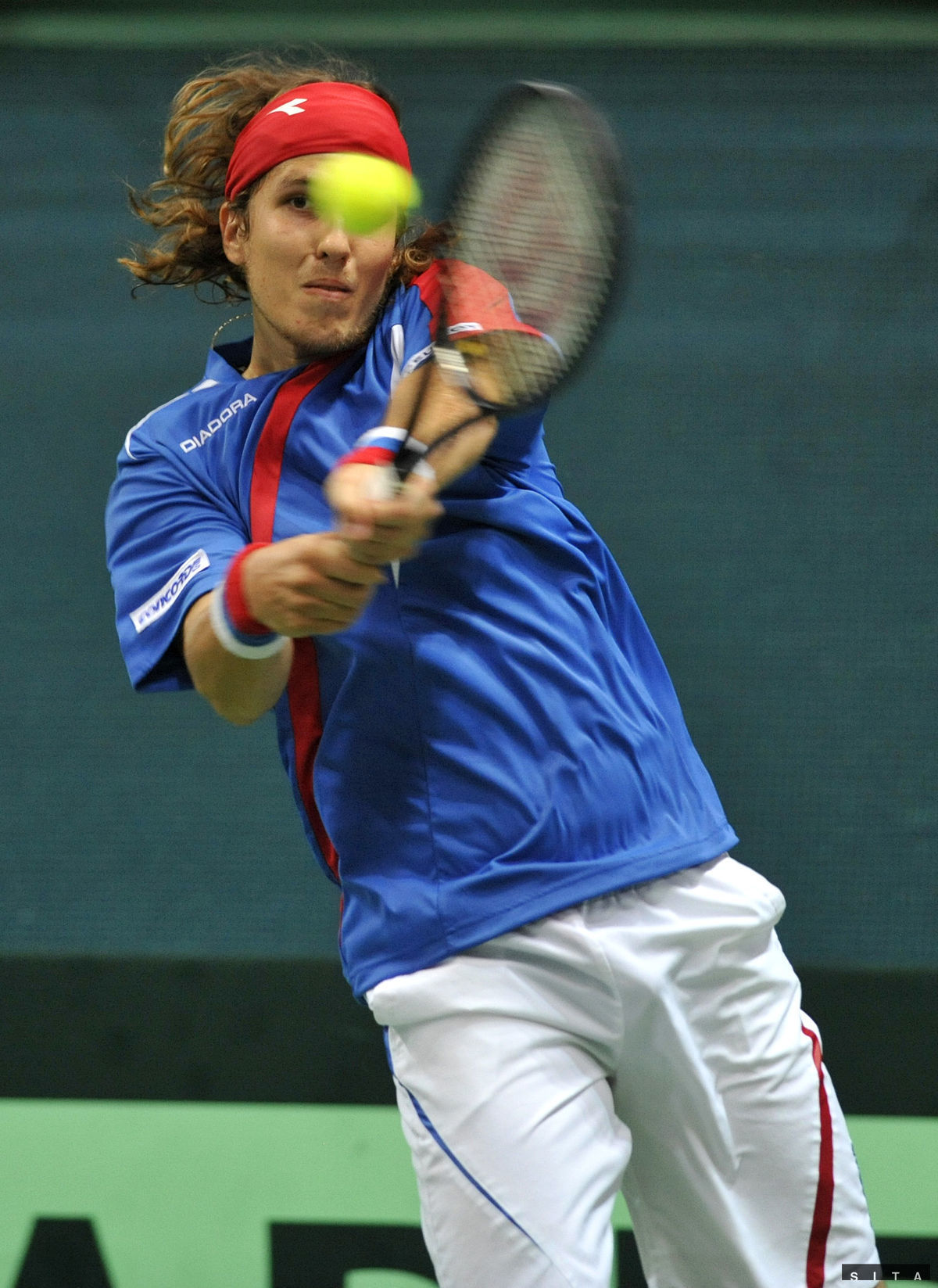 Lukáš Lacko na dvorci NTC v Bratislave.