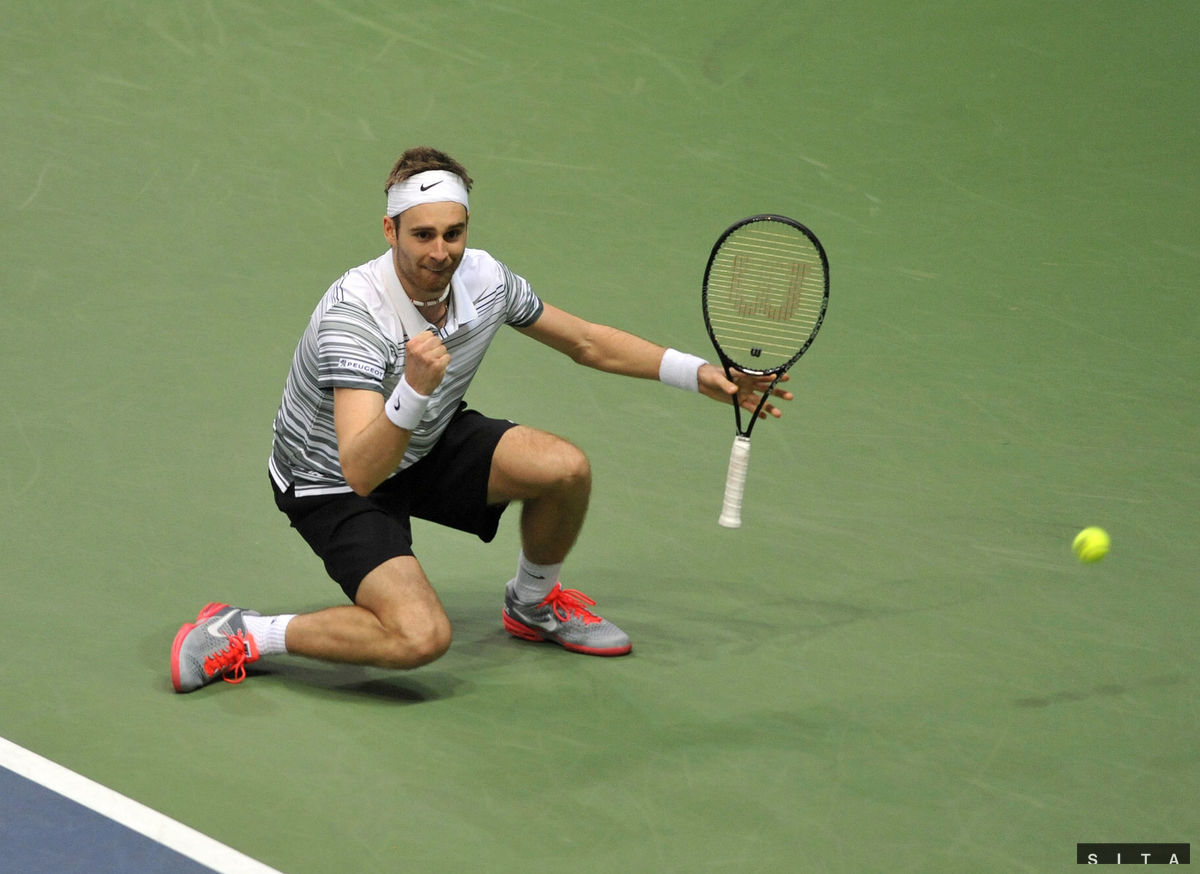 Norbert Gombos na konci zápasu.