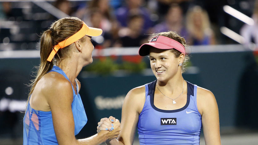 Dobojované. Daniela Hantuchová s Janou Čepelovou.