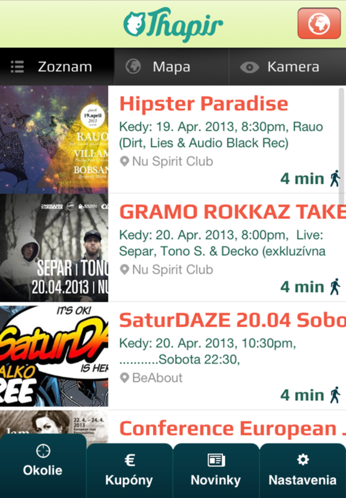 Aplikácia Thapir je zatiaľ dostupná len pre...