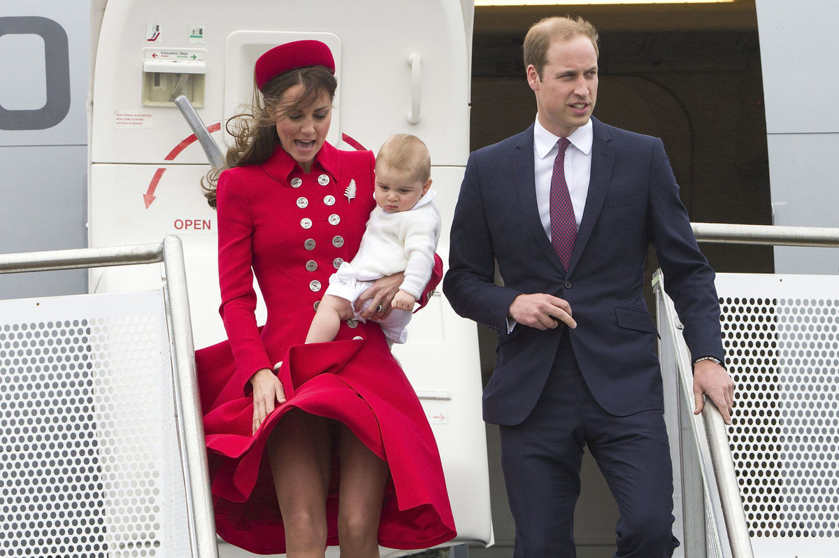 New Zealand Britain Britský princ William a jeho manželka - vojvodkyňa Catherine 