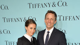 Seth Meyers so ženou Alexi Ashe