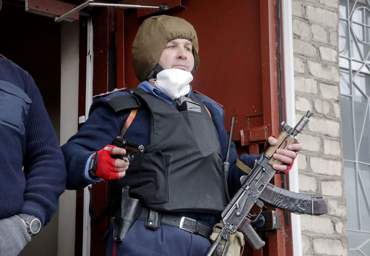 Policajné riaditeľstvo v Horlivke obsadili...