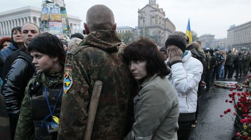 Ukraina, Kyjev, Námestie nezávislosti
