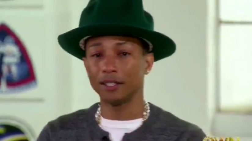 Spevák Pharrell Williams dojatý zostrihom...