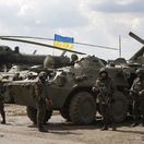 Ukrajina, tanky, vojaci, Izyum