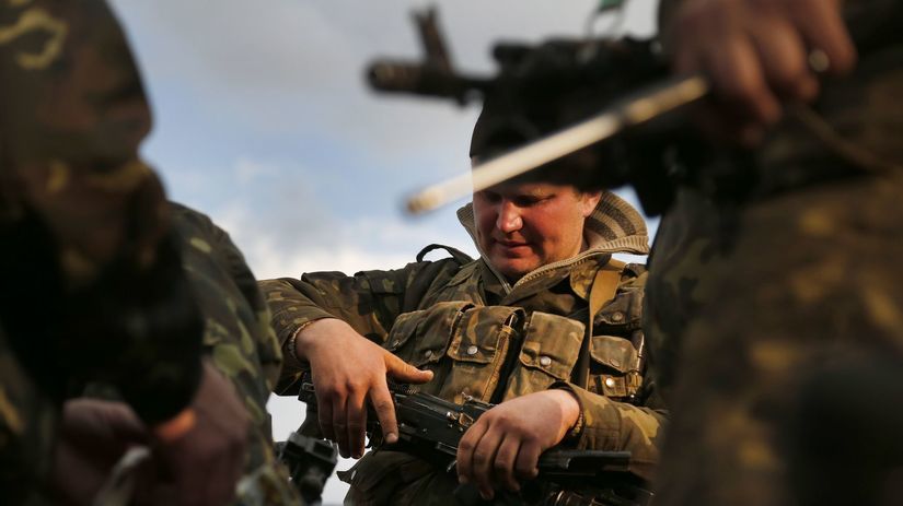 Ukrajina, vojaci, zbrane