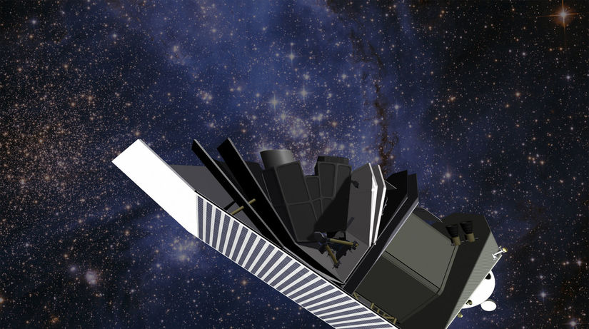 Asteroid, teleskop, Sentinel, ilustrácia