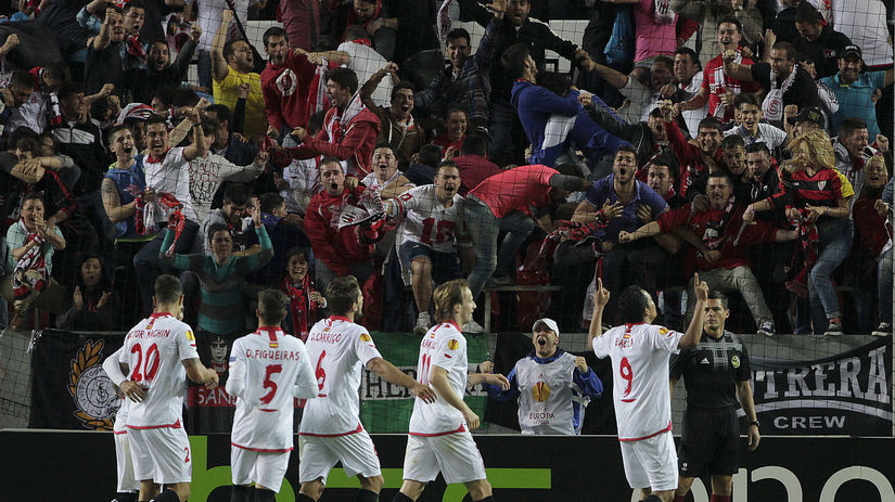 Carlos Bacca, FC Sevilla, radosť