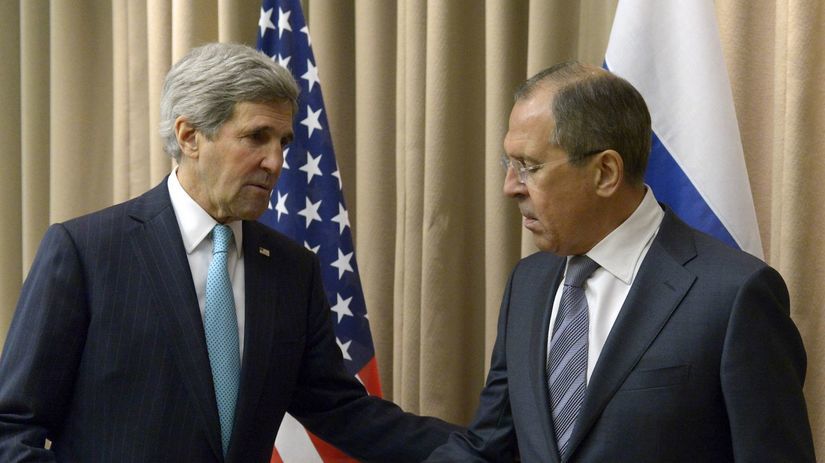 Sergej Lavrov, John Kerry, USA, Rusko, Ukrajina
