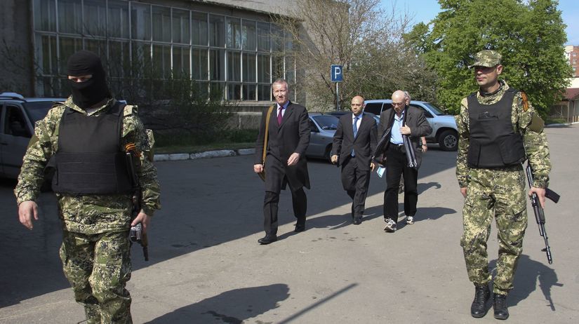 Ukrajina, OBSE, zadržaní