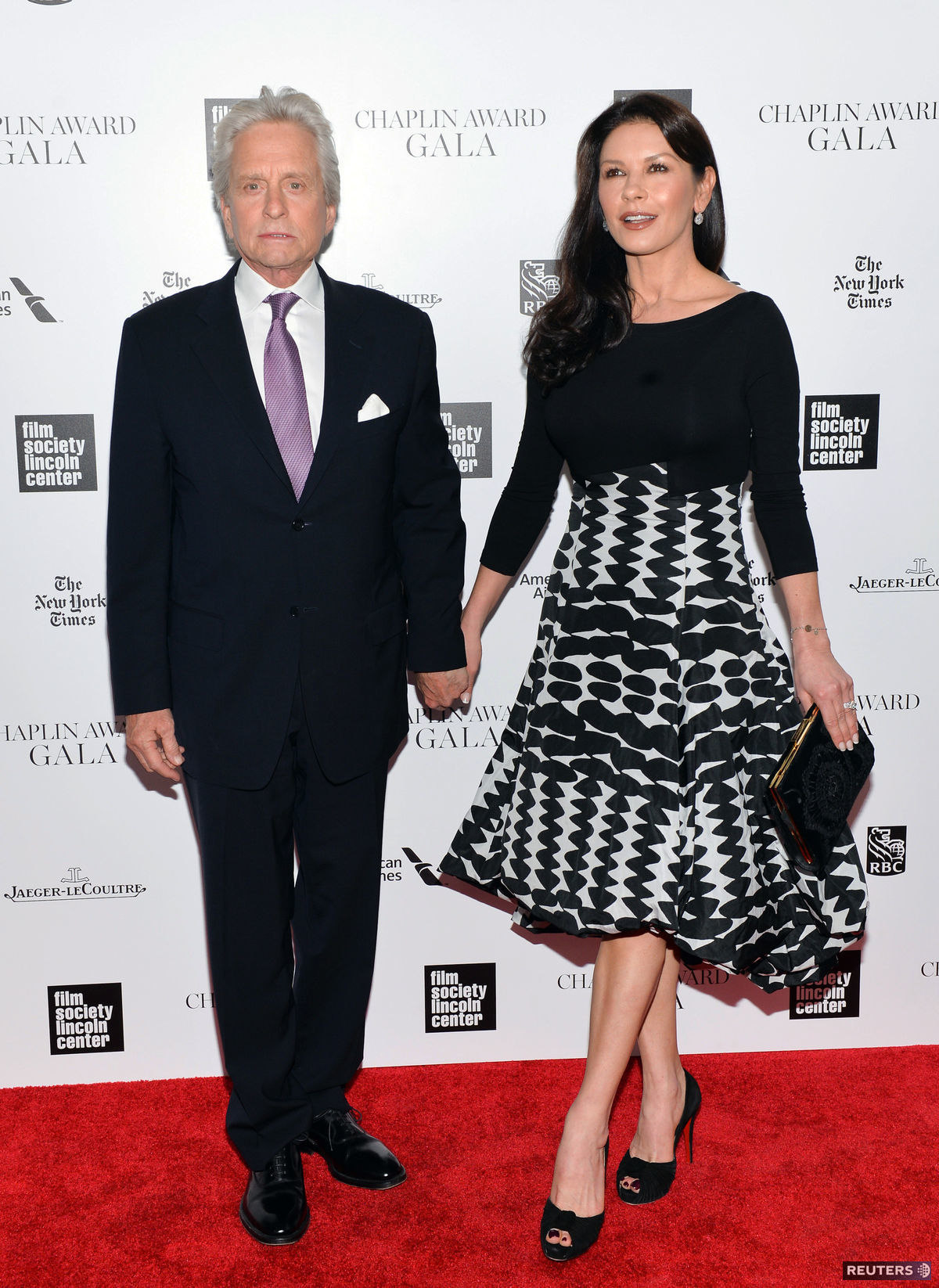 Manželia Michael Douglas a Catherine Zeta-Jones...