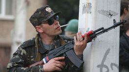 Ukrajina, Luhansk, ostreľovač, vojak, zbraň, puška