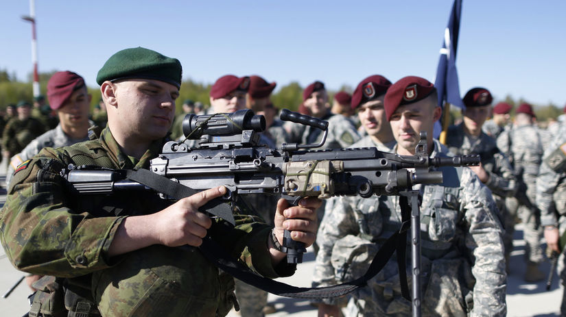 vojaci, Litva, USA, NATO