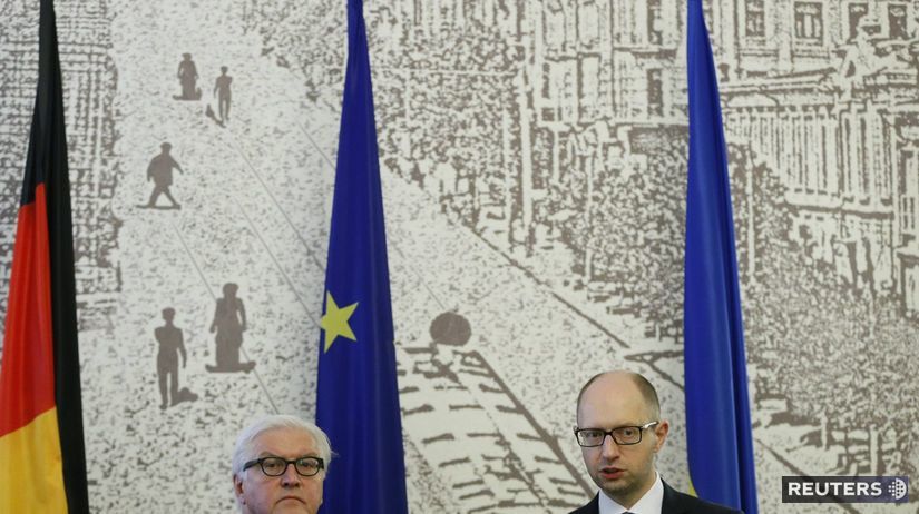 Nemecký šéf diplomacie Frank-Walter Steinmeier...