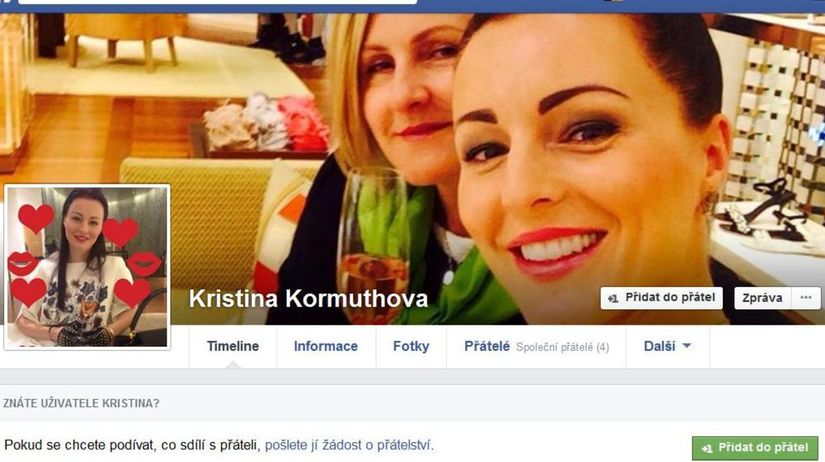 Kristina Kormuthova, Facebook, status, RTVS