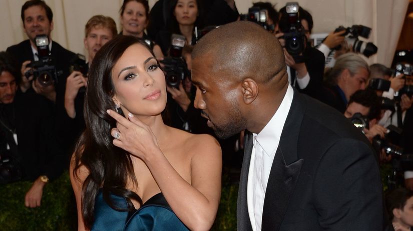 Kim Kardashian a jej snúbenec Kanye West 