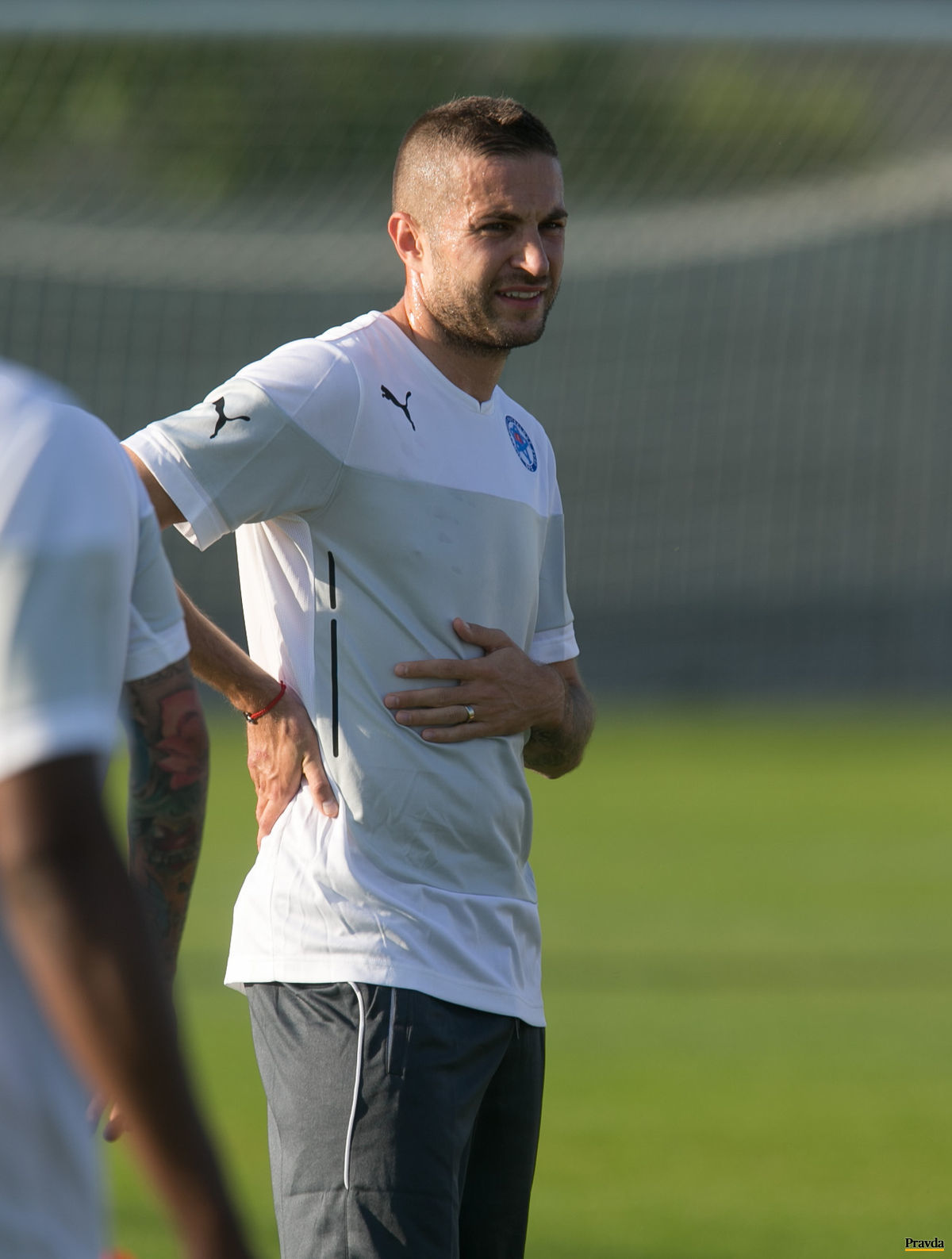 Stanislav Šesták na tréningu.