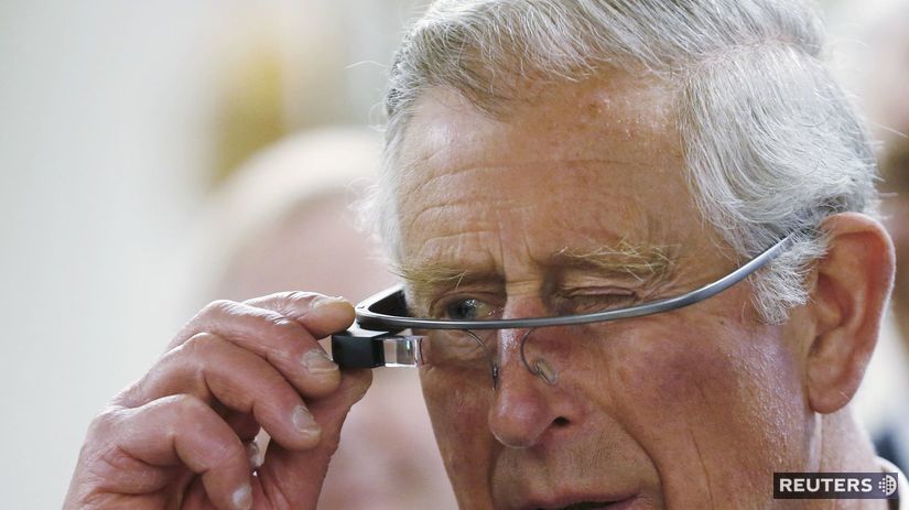 google glass, okuliare, princ Charles