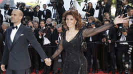 Herečka Sophia Loren a jej syn Edoardo Ponti.