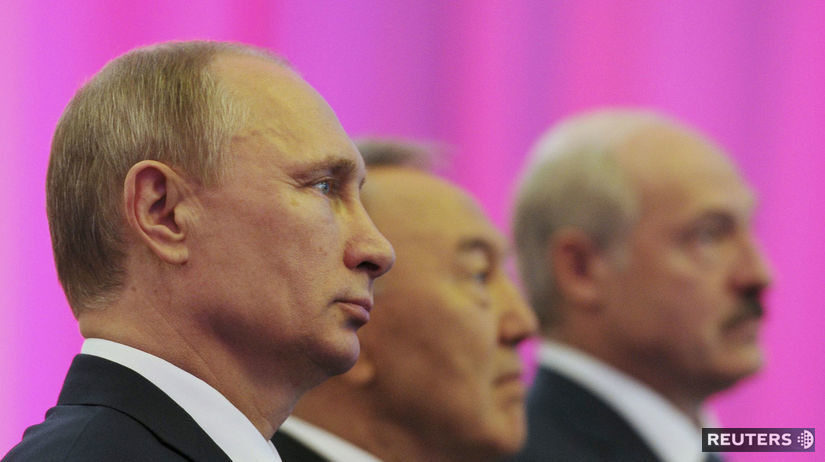 Putin, Nazarbajev, Lukašenko, euroázijská únia