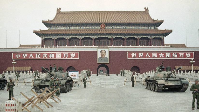 Čína, Tchien-an-men, Peking, Mao,
