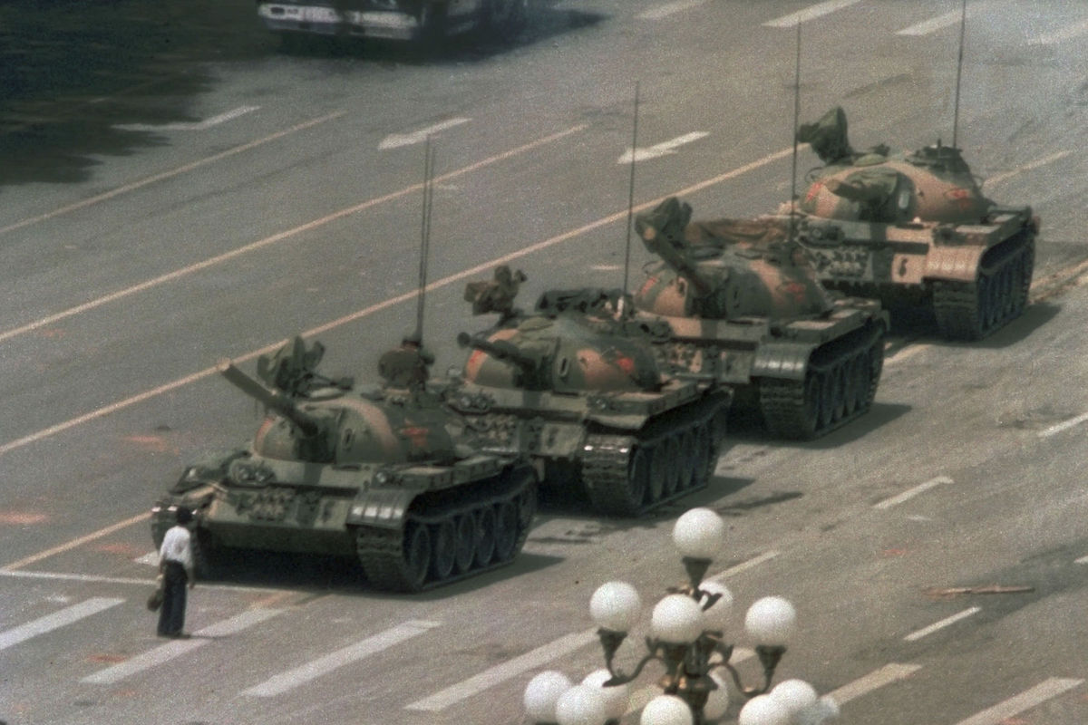 Tank Man, jedna z najslávnejších fotografií sveta.
