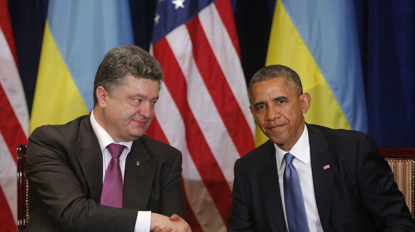 Barack Obama, Petro Porošenko, Ukrajina, USA,...