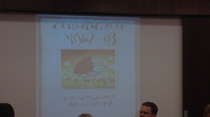 Takto bude vyzerať certifikát MISIE 03.
