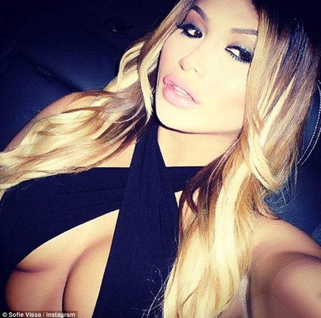 Transsexuálna modelka Sofie Vissa.