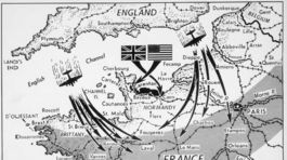 normandia, 2. svetová vojna, spojenecká armáda, 1944, mapa, vylodenie