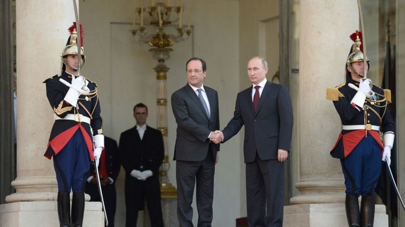 Francois Hollande, Vladimir Putin