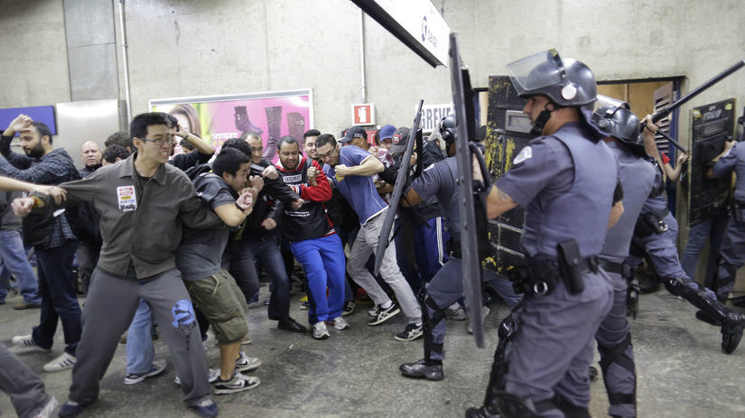 polícia, Brazília, MS, metro