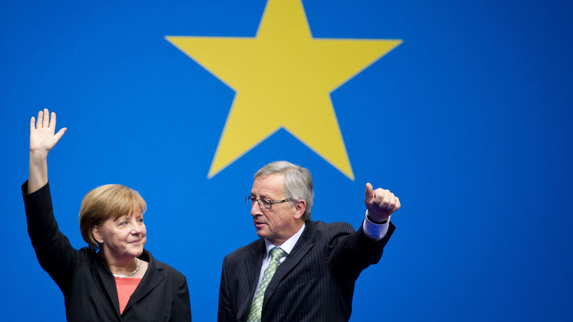 Jean-Claude Juncker, Angela Merkelová
