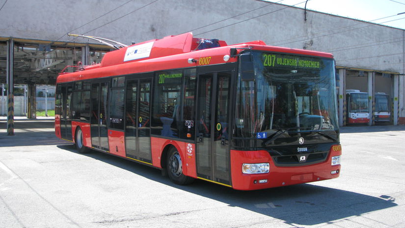 MHD, nové trolejbusy, Bratislava, trolejbus, DPB