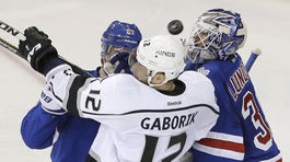 Gáborík trénoval vo štvrtej formácii. Jeho útok na veľký míľnik sa blíži