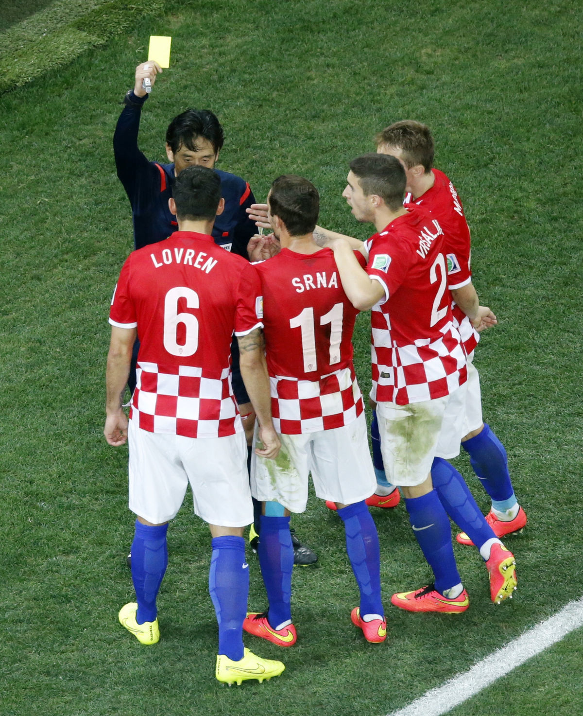 Rozhodca Jujči Nišimura a nahnevaní Chorváti po...