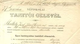 Školské vysvedčenie Jána Chalupku z lýcea v Sárospataku, 28. 6. 1813