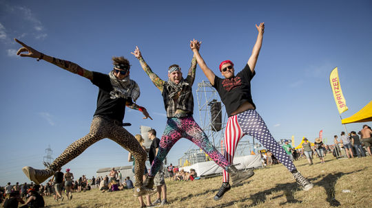 Atmosféra na festivale Nova Rock - deň prvý.