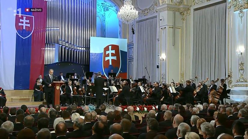 Prezident Andrej Kiska počas inauguračného...
