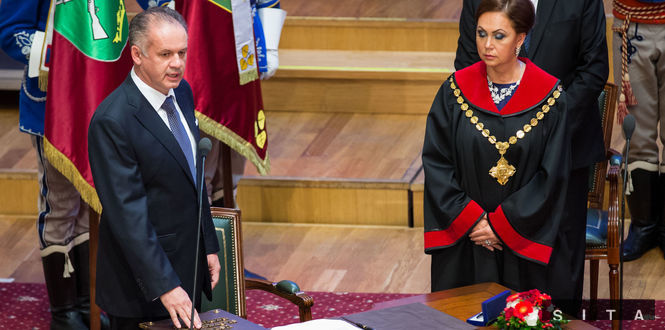 Prezident SR Andrej Kiska a predsedníčka...