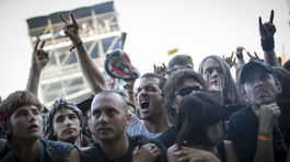 Atmosféra na hudobnom festivale Nova Rock - deň druhý.