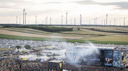 Atmosféra na hudobnom festivale Nova Rock - deň druhý.