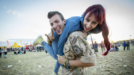 Atmosféra na hudobnom festivale Nova Rock - deň druhý.