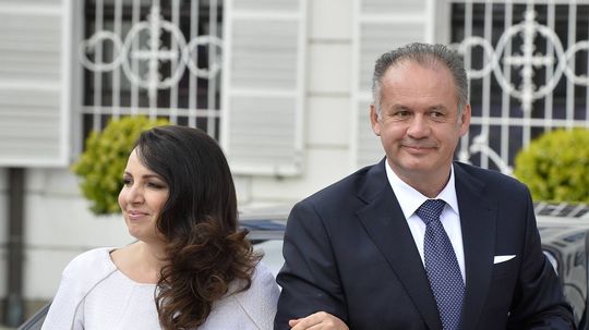 Slovenský prezident Andrej Kiska a jeho...