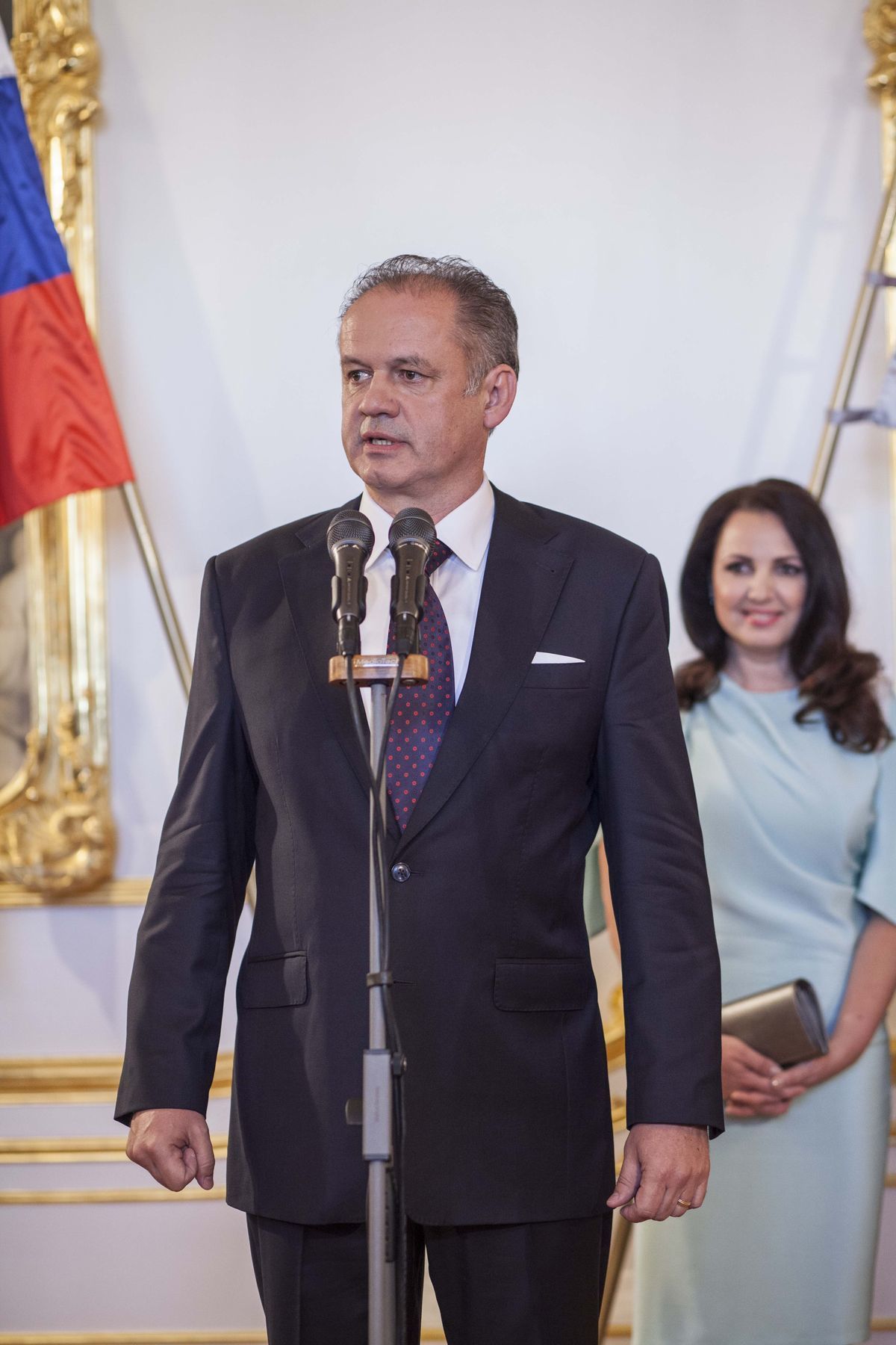 Prezident Slovenskej republiky Andrej Kiska na...