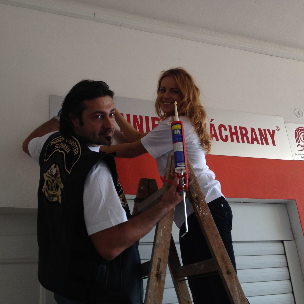 Harleyák" Miroslav Hruška spolu s...