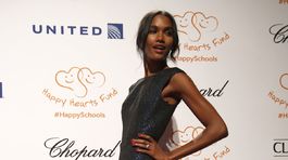 Modelka Arlenis Sosa  galavečera nadácie Happy...