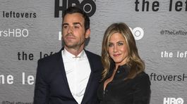 Herecký pár Justin Theroux a Jennifer Aniston.