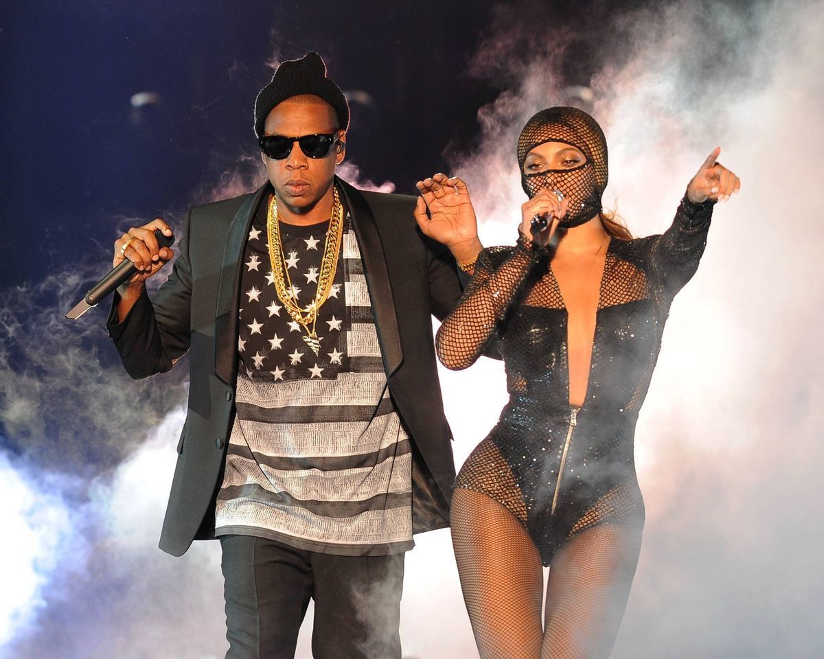 Manželský pár Beyonce a JAY Z na úvodnom...